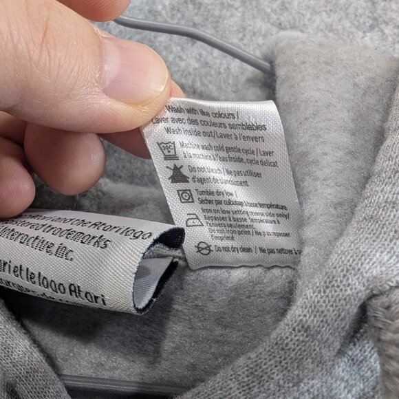 Atari 2022 Hoodie Sweater Printed Medium Grey - Picture 10 of 10